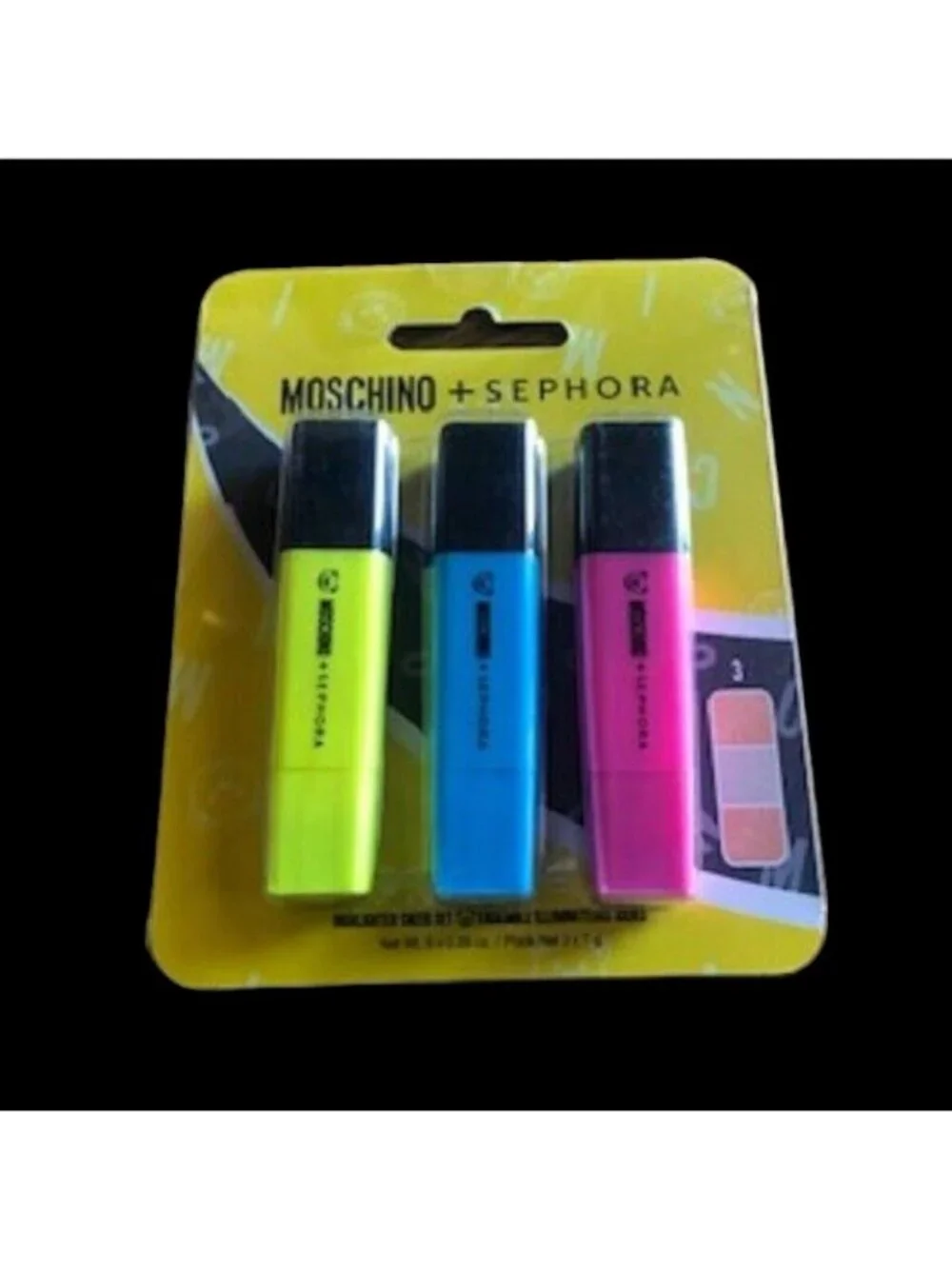Moschino x Sephora Office Cheek Liquid Eyeliner Set - 2 New Makeup Products